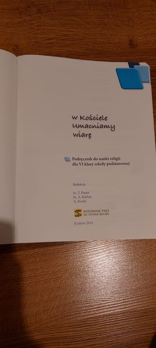 Podręcznik do religii klasa 6 (wydawnictwo Św. Stanisław)