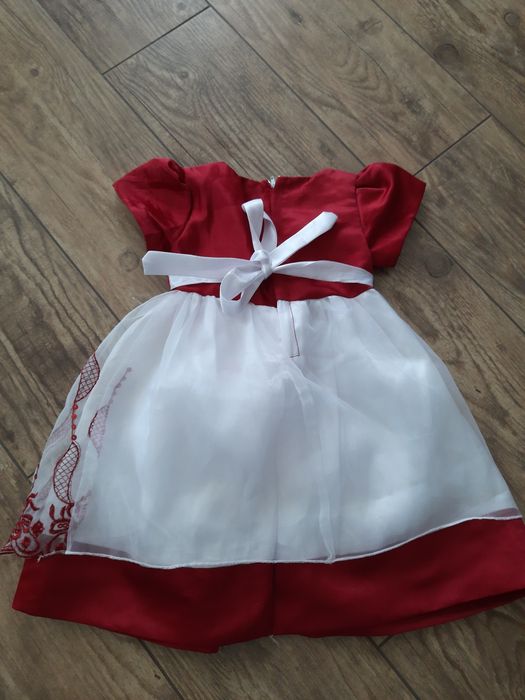 Sukienka wesele roczek r. 80 hafty cekiny