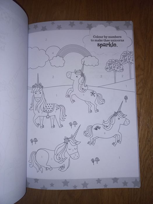 Rainbow unicorns kolorowanka jednorożce