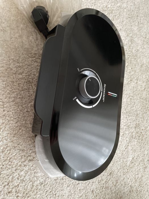 Gofrownica podwójna SilverCrest opiekacz czarny 1200 W serca serduszka