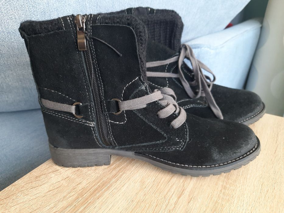 Buty Skórzane Damskie