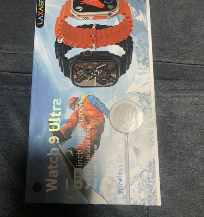 Smart watch 9 ultra como novo com 3 pulseiras novas