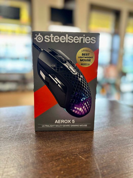 Mysz SteelSeries Aerox 5 USB RGB Gwarancja 11.02.2028 r.
