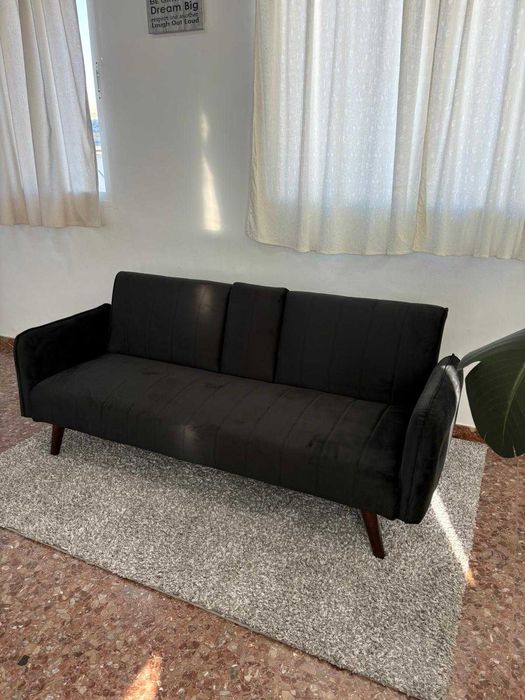 OFERTA!! Sofá-cama com porta-copos