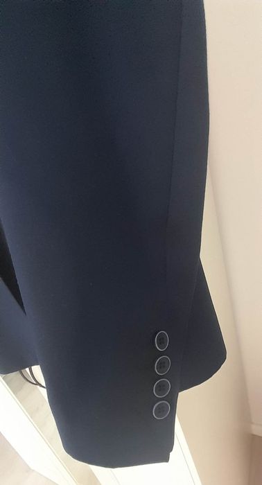 Garnitur granatowy jak nowy #Siko