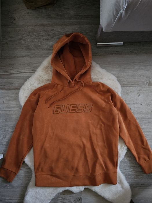 Bluza guess euphemia Rozmiar S Brązowa bluza z kapturem guess