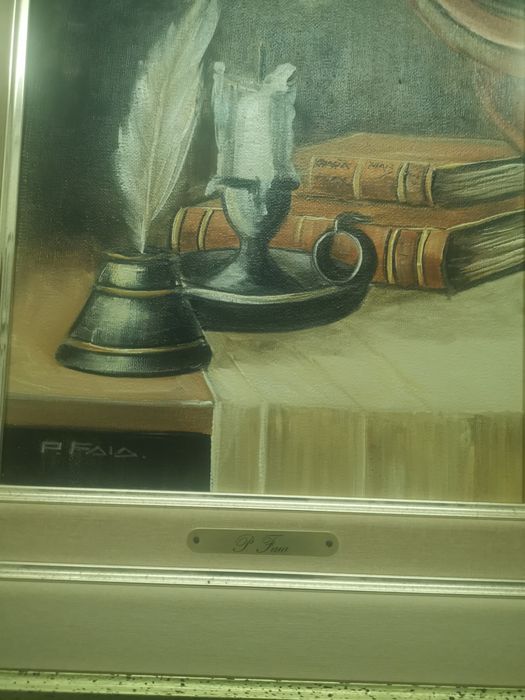 Pintura a óleo de P. Faia