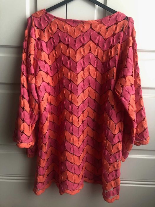 Vestido em malha com padrão, marca Ode Collection (M)
