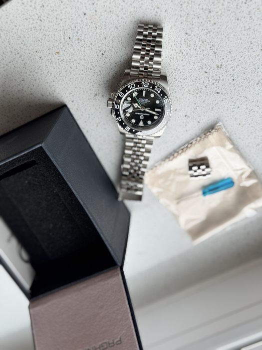 Zegarek Pagani Design GMT Automatic Czarny Ceramiczny Bezel Jak Nowy automat