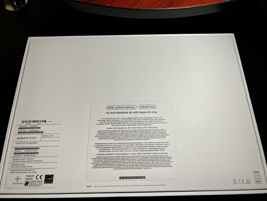 Apple Macbook Air 13-inch 2020