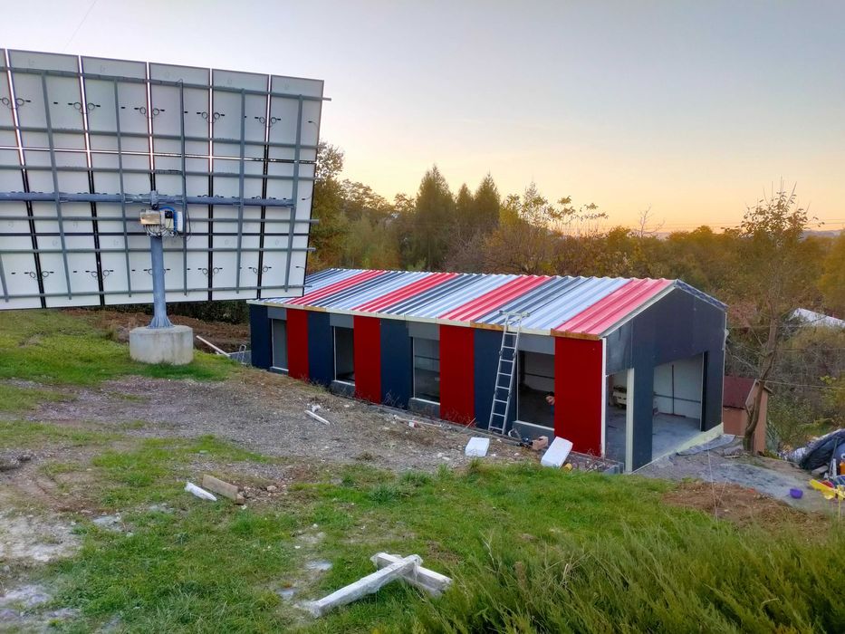 KONSTRUKCJA WIATA OCYNK 6m x 6,5m Garaż Magazyn Hala Rolna