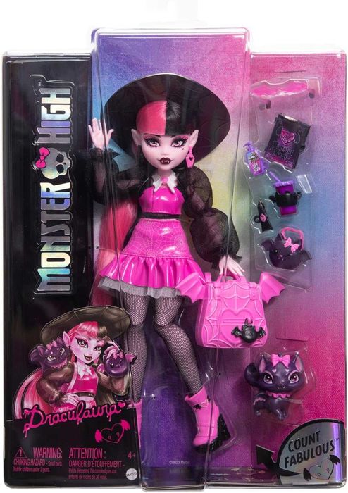 Кукла Монстер Хай Дракулаура с питомцем Monster High Draculaura