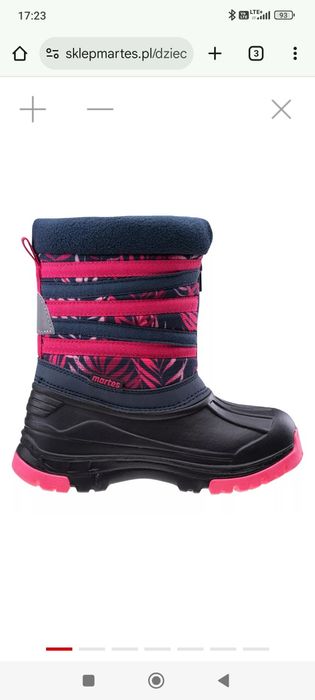 Buty śniegowce 31 Martes Nowe