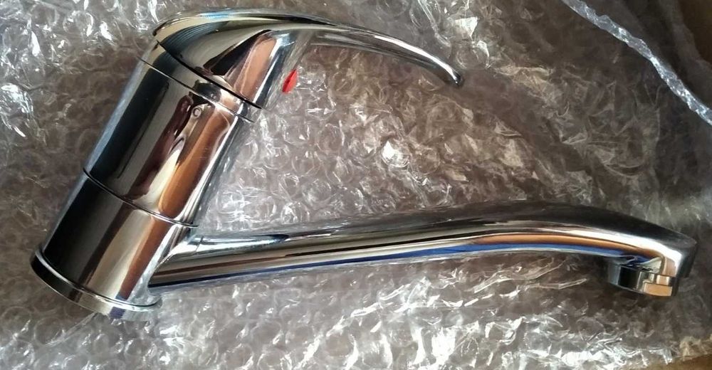 Кран Смеситель для кухни и умывальника GROMIX (15 см) на шпильке