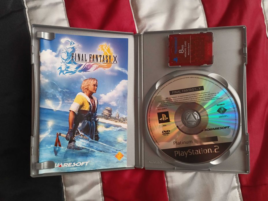 Final Fantasy X PS2 + Cartão de Memória Oficial Sony