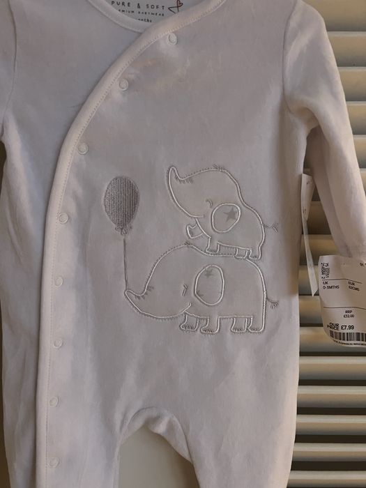 Сліп бодік mark&spencer next одяг для новонароджених
