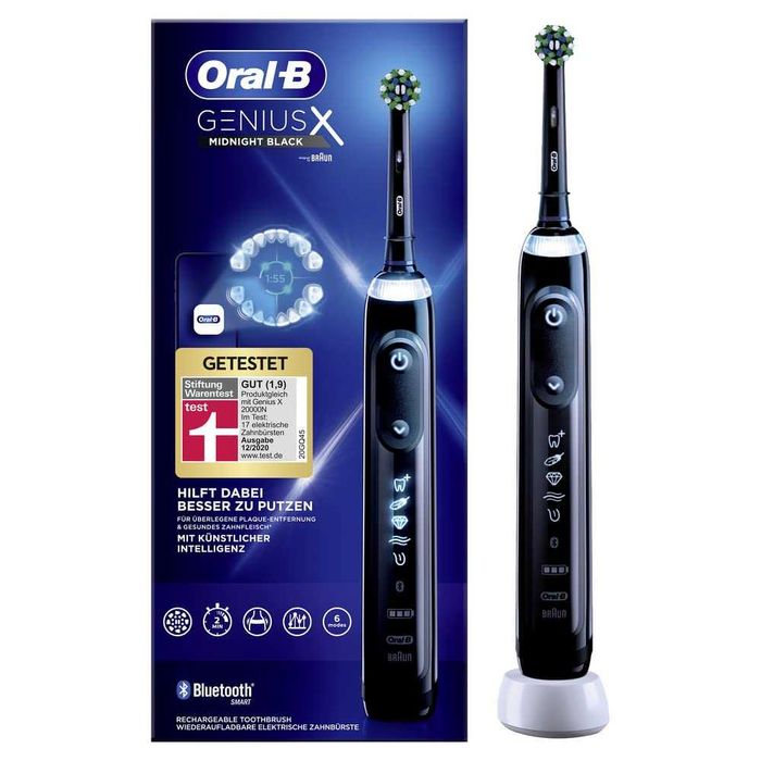 Outlet Szczoteczka elektryczna Oral-B Genius X Midnight czarna
