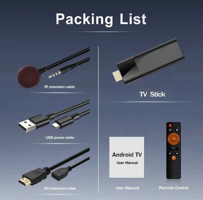 TV Stick 4K (Android - 4K - 2 GB RAM - Wi-Fi)