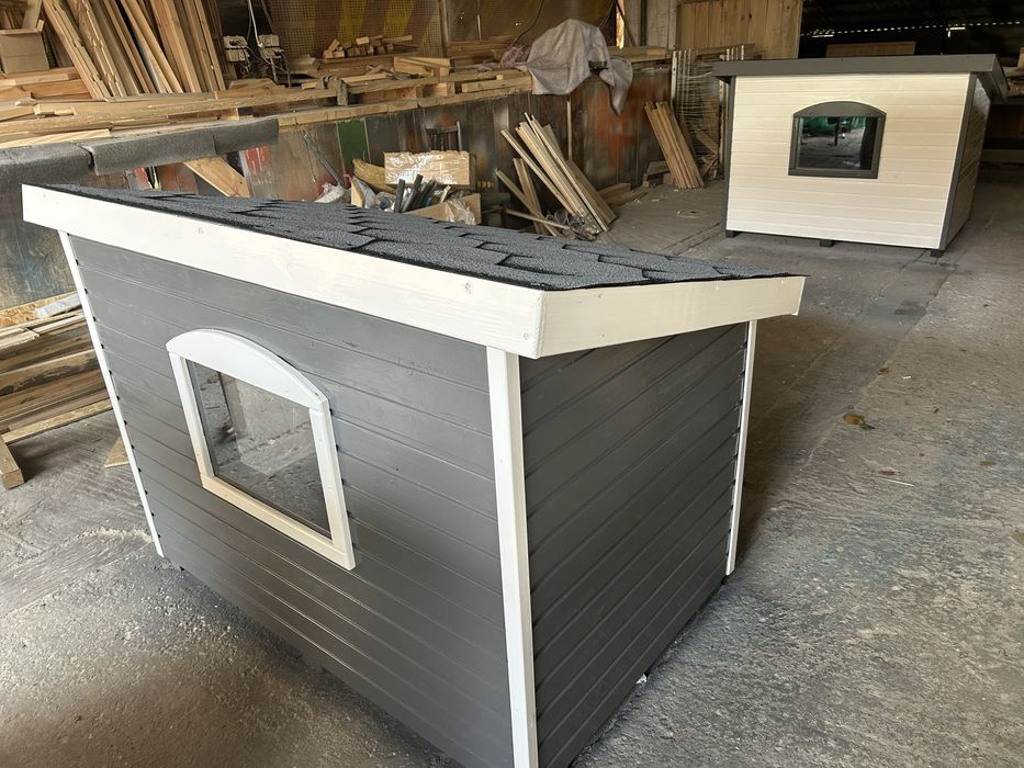 В наявності будка собача велика великих собак буда собакам утеплена