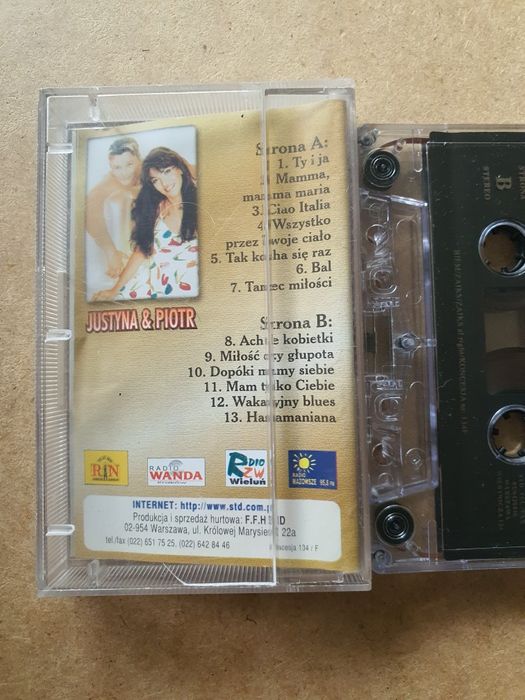 Justyna & Piotr - Ciao Italia  STD kaseta audio