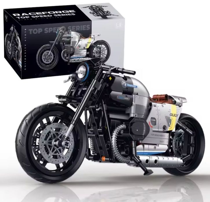 Конструктор мотоцикл 586 шт ретро байк Lego