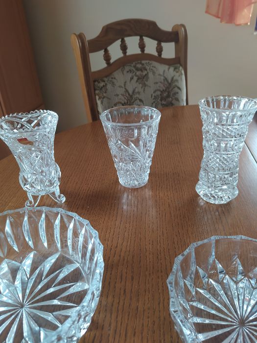 Kryształy różne PRL-U sprzedam całość.