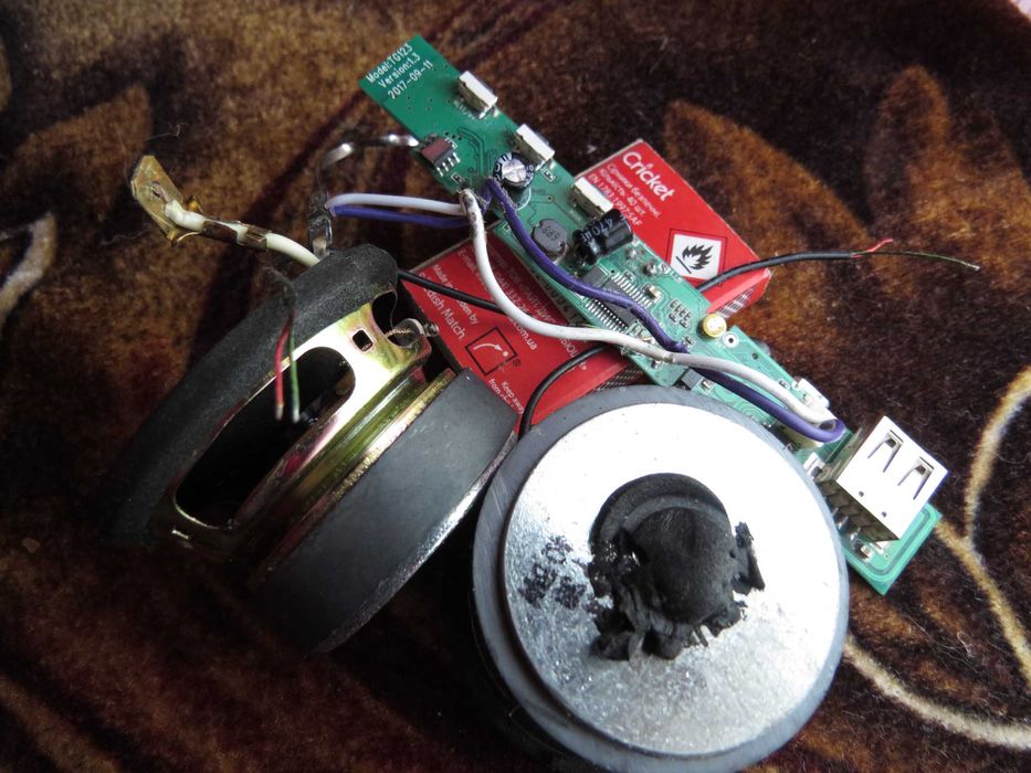 Bluetooth колонка T&G TG-123 (запчасти)