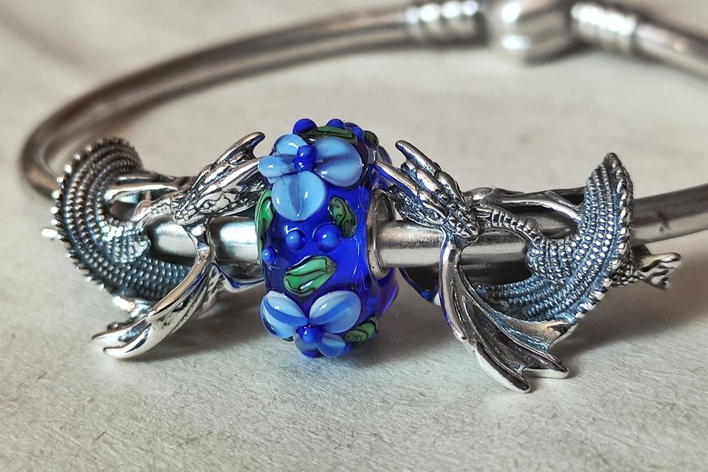 Шарм эксклюзив серебро 925 pandora пандора trollbeads