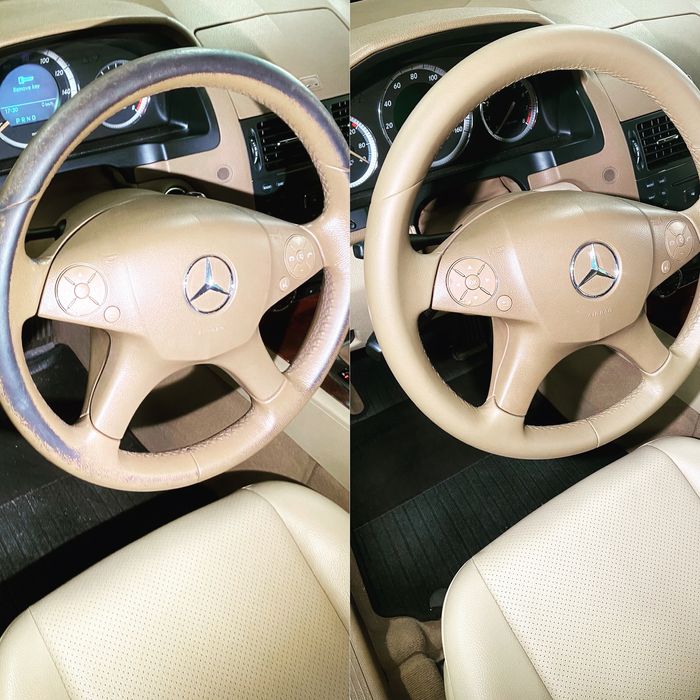 Tapicer samochodowy Poznań, Renowacja skór, kierownic,czyszczenie skór