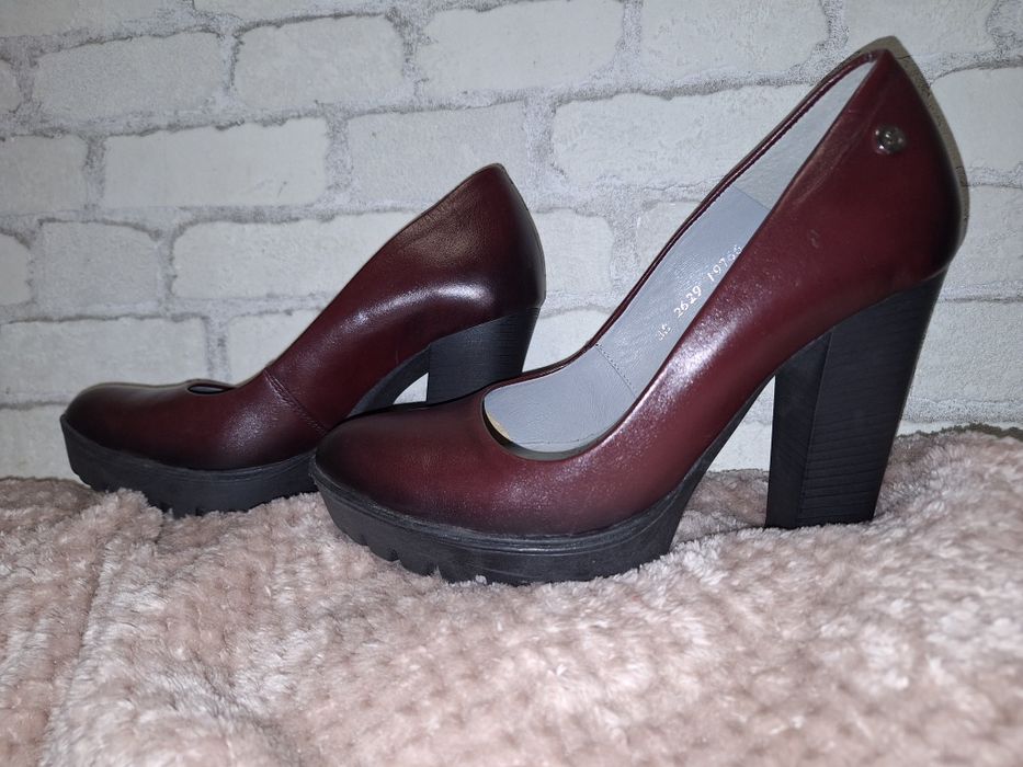 Buty skórzane Maciejka