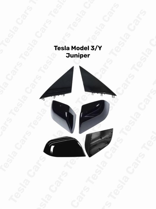 Накладка дзеркала верхня, корпус дзеркала, кутик (Трикутник) дзеркала Tesla Model 3/Y Juniper