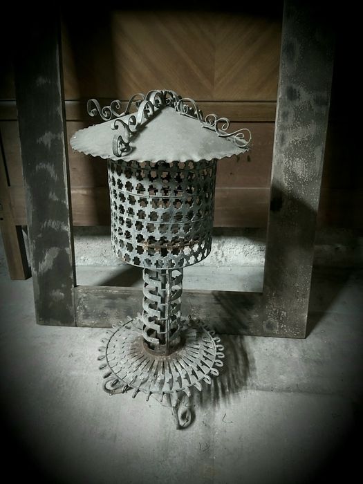 Vintage Wrought-Iron Lamp