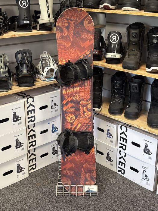 Nitro Ripper 137 cm + Union Cadet - zestaw snowboard