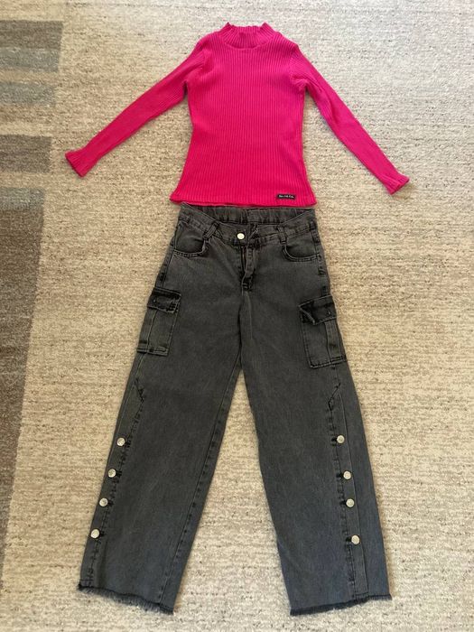 Джинсы и худи на 10-11 лет