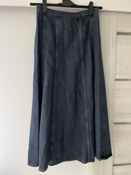 Jeansowa spódnica ze 100% bawełny, Massimo Dutti, rozmiar 38