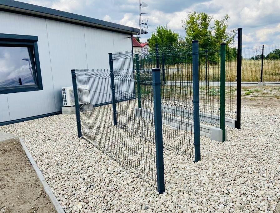 Ogrodzenie panelowe, panel fi 4  + montaż