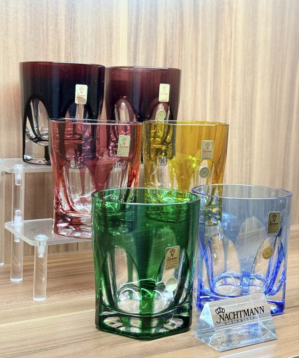 Хрустальные стаканы для виски Nachtmann серия Antika GDR Германия