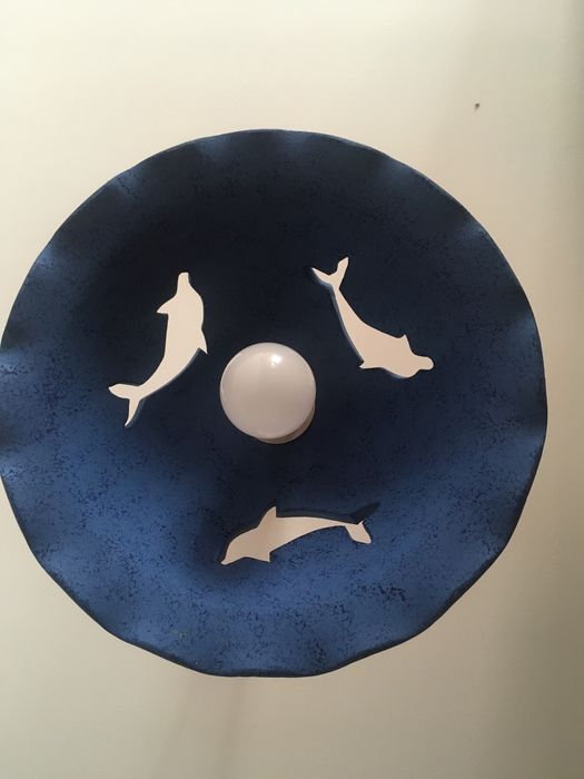Ceramic Dolphin Lamp64751302191106123