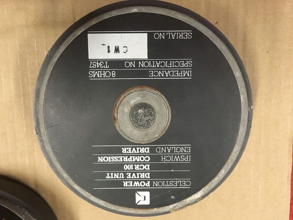 2x agudos / Pinhas / Motor compressor Celestion DCR100