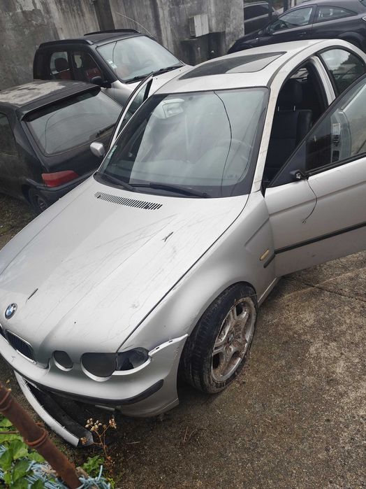 Vendo BMW E46 320d compact 150cv acidentado.