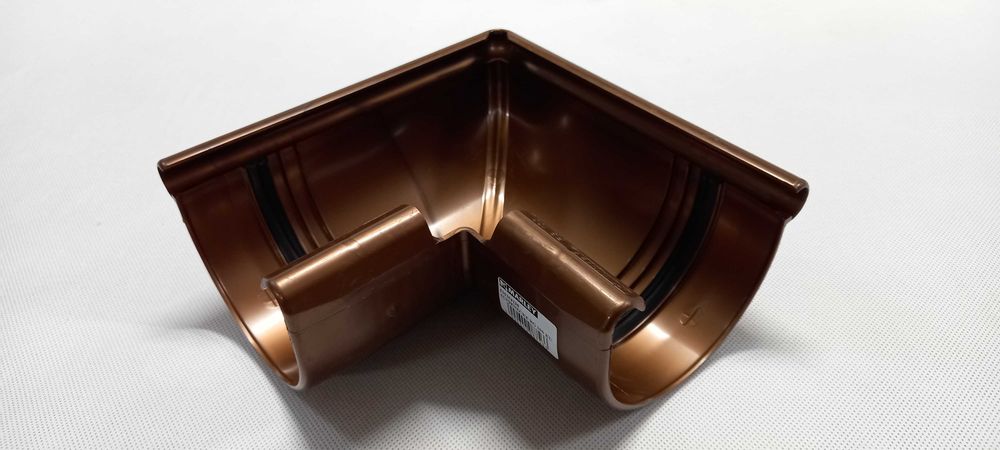 MARLEY Łuk/narożnik rynny PCV