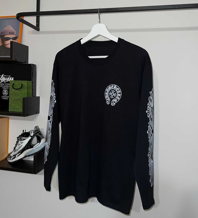 Лонгслів Chrome Hearts (чорного кольору)