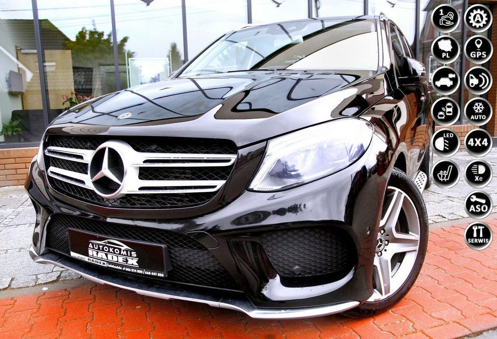 Mercedes-Benz GLE SALON PL|Bezwyp|Serwisowany|Stan Super|FuLL Opcja|Zarej.|GWARANCJA