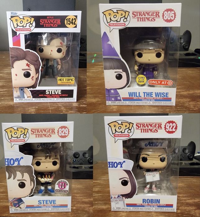 Ексклюзивні Фігурки Stranger Things Steve Robin Will Dustin