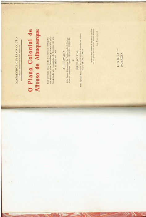 13150

O Plano Colonial de Affonso Albuquerque
por Mons. Gustavo Couto