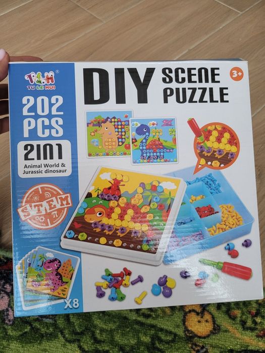 Мозаїка на шурупах, мозаїка, іграшки розвиваючі