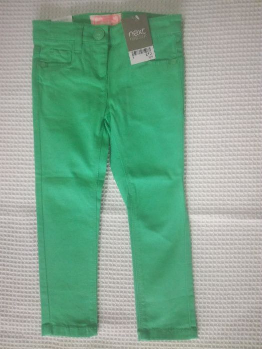 NOWE spodnie dziewczęce next roz. 98 cm
