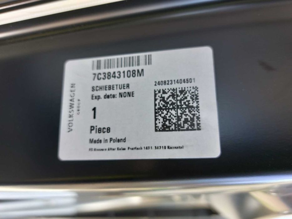 Drzwi prawe Vw Crafter Man TGE nowe oryginał