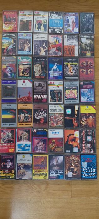 Kasety magnetofonowe Metal Rock Pank