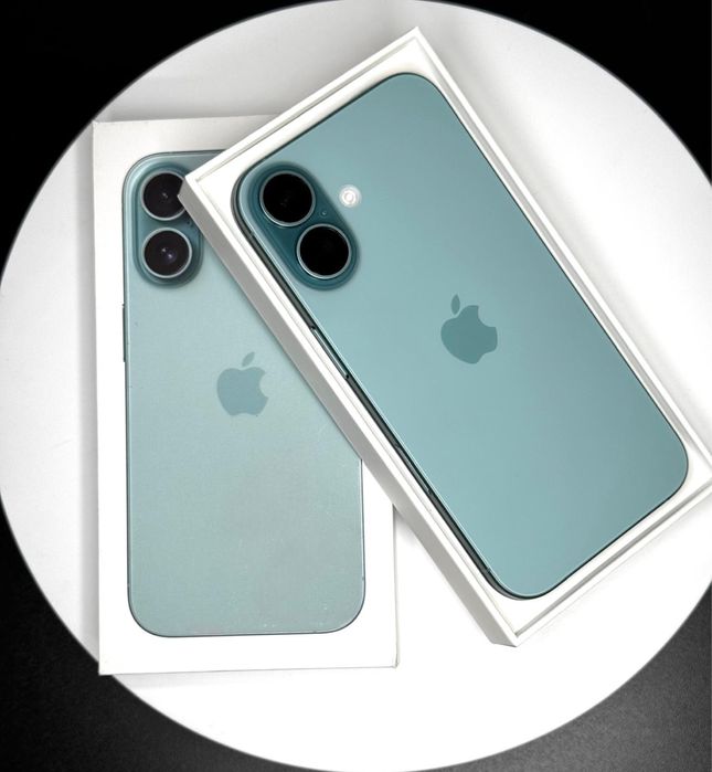 Apple iphone 16 128gb teal open box bateria 100% gw apple
